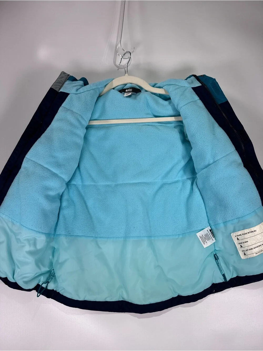 REI Co-op Peak 2L Insulated Ski Jacket Nylon Teal Navy Youth S